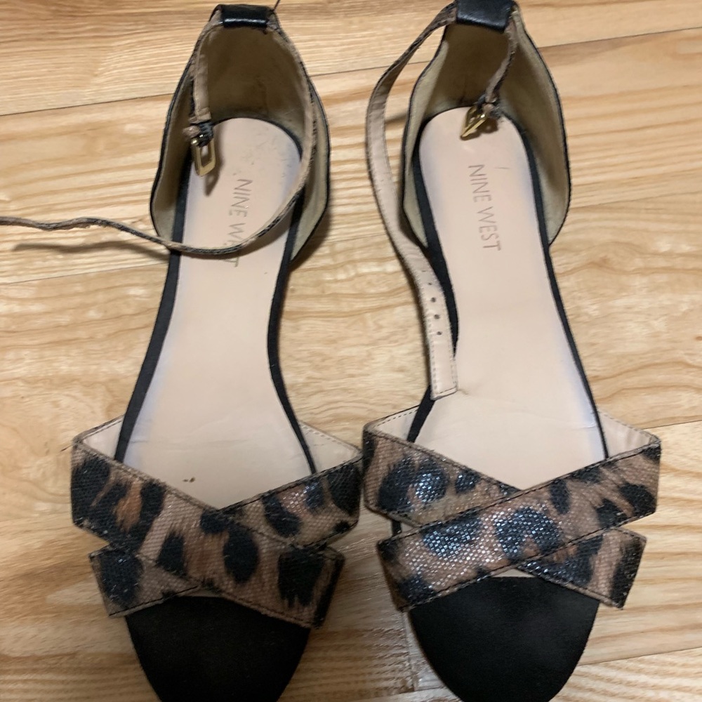 Nine West Leopard Flats - Sz 7